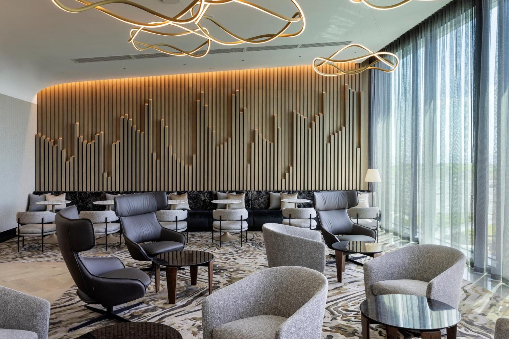 فندق Pullman Auckland Airport المظهر الخارجي الصورة The lounge at the airport