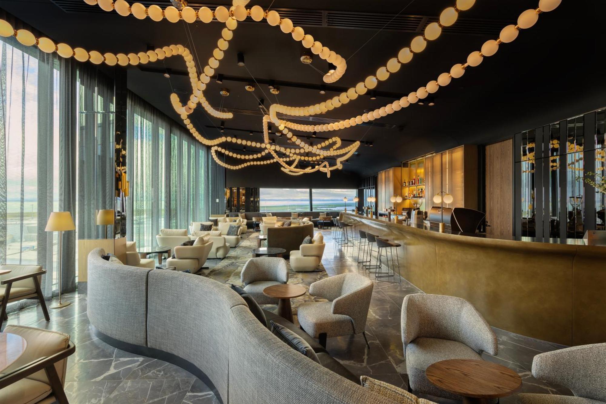 فندق Pullman Auckland Airport المظهر الخارجي الصورة The lounge at the airport